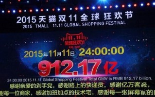 2015双11成交额多少 2015和2014天猫双11成交额对比