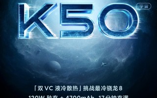 红米K50售价提前曝光，共有4个不同处理器版本，售价1999元起