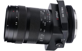 岩石星发布85mm F2.8微距移轴镜头 APS-C下可倾斜8&deg;