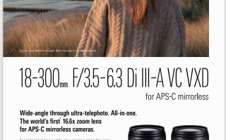 腾龙18-300mm f/3.5-6.3宣传页曝光 镜头发布在即