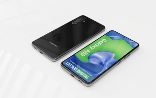 三星Galaxy A83 5G手机渲染图曝光，居中单挖孔+后置竖排三摄