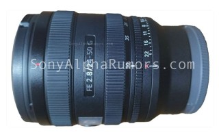 索尼FE 24-50mm F2.8 G镜头曝光 价格或许低于万元