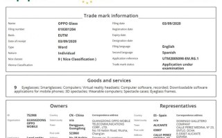 OPPO AR智能眼镜技术专利曝光 或于今年推出首款产品