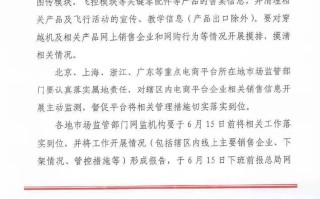 管控穿越机政策出炉 7月15日前电商下架所有穿越机