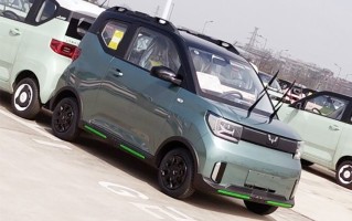 新款五菱宏光MINIEV实车图曝光：细节调整 续航提升