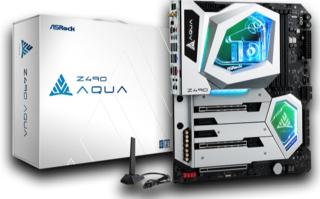 全球仅有999块：华擎开售Z490 AQUA水冷主板