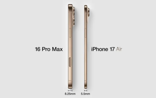 iPhone 17 Air对比图出炉：你喜欢极致轻薄吗？