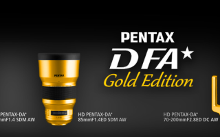 理光镜头刷金漆 推出Gold Edition版Pentax D FA*