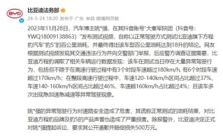 比亚迪索赔500万！新能源汽车，没有秘密？