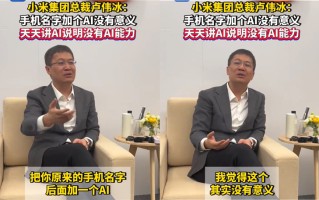 OPPO有被针对到，卢伟冰：手机名字加AI没有意义
