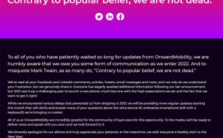 黑莓否认终结手机业务 官宣还将推出带有物理键盘的5G手机
