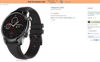 搭载Wear4100，TicWatch Pro 3智能手表将于10月1发布