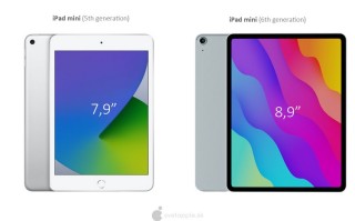iPad mini6真机渲染图发布，将是近年来外观改变更大的