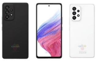 三星Galaxy A53高清渲染图曝光，后置四摄，背面有点好看