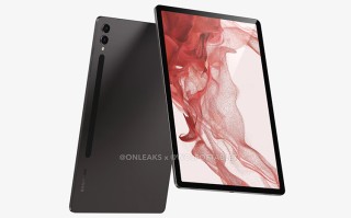 疑似三星Galaxy Tab S9+平板渲染图曝光 屏幕增大至12.9英寸