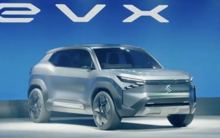 铃木之一辆纯电动汽车EVX概念车印度首发，2025年生产，搭载比亚迪刀片电池