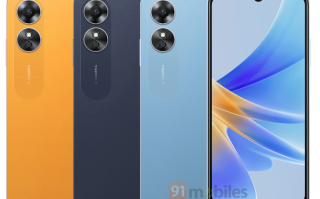 OPPO A17手机渲染图曝光，后置双圆环摄像模组