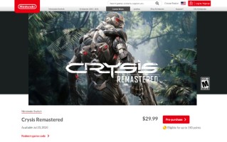 《孤岛危机：复刻版》Switch版上架任天堂商城 画面不太理想