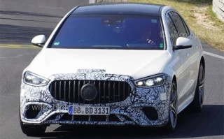 梅赛德斯-AMG S 63 e最新谍照曝光 有望今年年内亮相