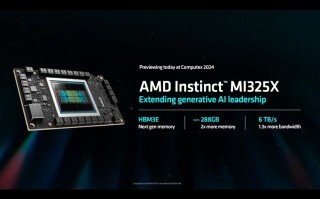 AMD公布全新AI加速卡路线图：CDNA 4架构明年见，35倍推理性能提升