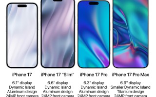 iPhone 17系列大变化！砍掉Plus推出Slim版本，Pro Max学安卓采用单挖孔