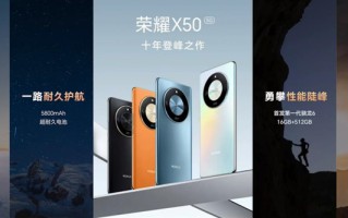 荣耀X50新机发布：首发之一代骁龙6，1399元起售