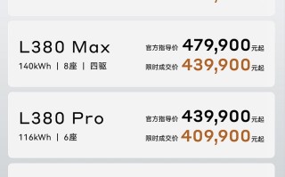 纯电续航更高805km！国内更大电动MPV L380上市