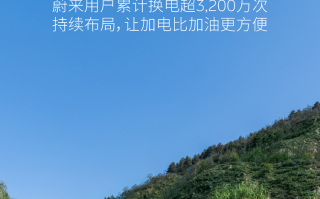 换电站2100+座，充电桩20000+根！蔚来补能 *** 达到新巅峰