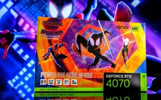 索泰RTX 4070 AMP AIRO SPIDERMAN显卡 跟随蜘蛛侠一同纵横宇宙