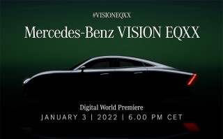 奔驰Vision EQXX概念车曝光：2022 CES正式亮相 续航超1000km