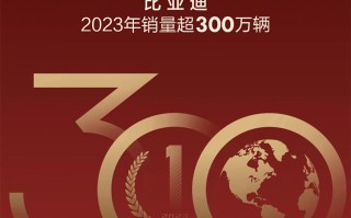 不加定语的销量冠军！比亚迪年销量达302万 超额完成2023年目标