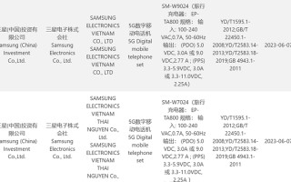 三星W24系列折叠屏通过3C认证 依旧标配25W充电器