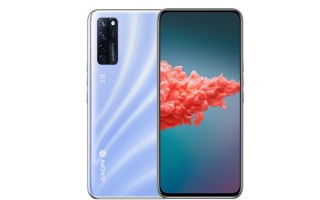 首款屏下摄像头手机中兴 Axon 20 5G流光海盐新款配色正式上市