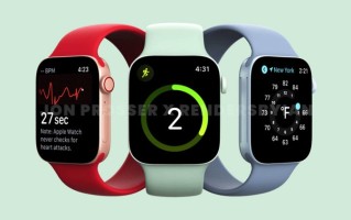 苹果Apple Watch Series 7渲染图曝光：更多配色，直角边框