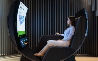 LG Media Chair概念多媒体娱乐舱曝光，加入 *** 椅与OLED曲面屏