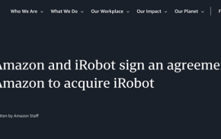 亚马逊以17亿美元收购扫地机器人鼻祖iRobot，布局智能家居