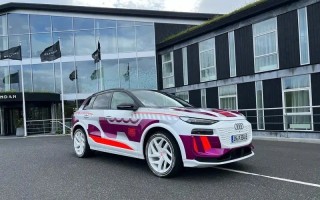 后轮鼓刹变碟刹！奥迪Q6 e-tron现身国内路试！