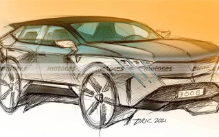 外媒曝光全新标致3008（国内4008）设计图，将推出纯电版