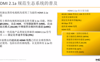 CES 2023丨HDMI迎来全新线上线缆认证方式，HDMI 2.1a还将有小规模更新