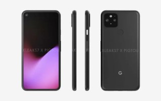 谷歌Pixel 5渲染图曝光：正面采用挖孔屏设计 后置指纹