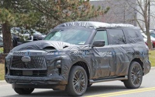 5.6L 大V8没了 全新英菲尼迪QX80路试曝光