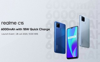 Realme C15将于7月28日在印尼发布