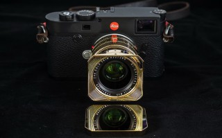 铭匠光学镀金镜头35mm f/1.4 闪瞎狗眼